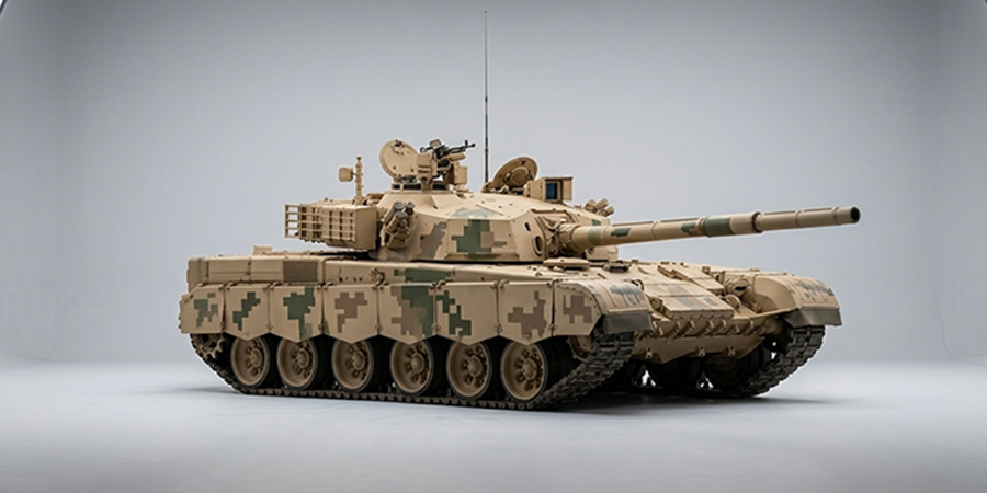 Al-Khalid main battle tank manufactured by Heavy Industries Taxila